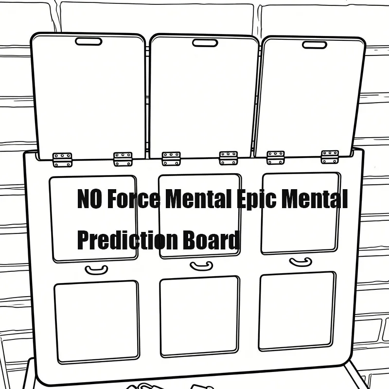 

Магическое устройство для предсказаний NO Force Mental Epic Mental Prediction Board, большое, с замком, для фокусов, сценических иллюзий, аксессуары