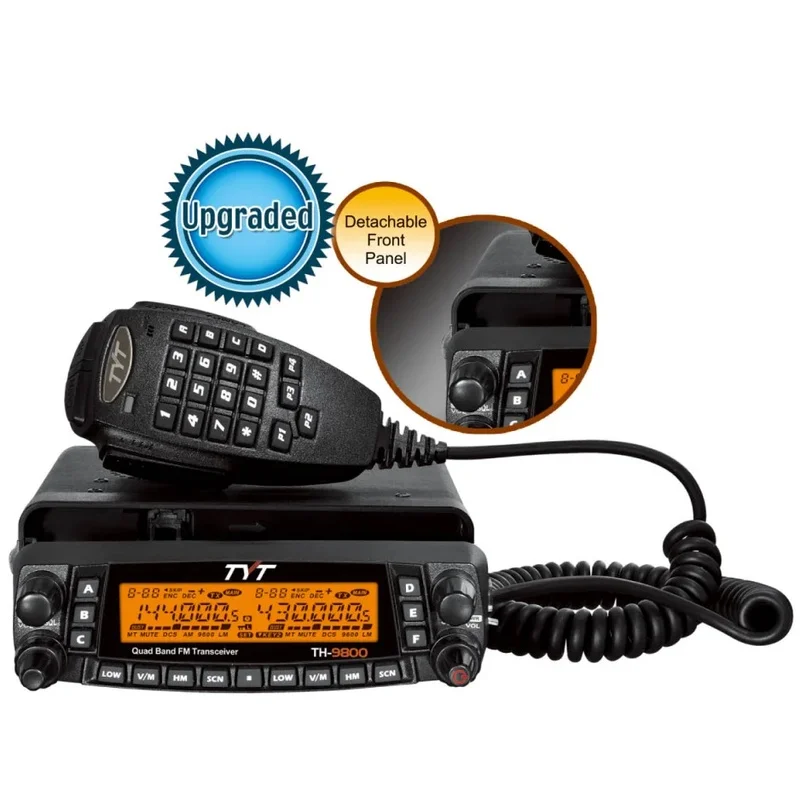 Radios For Vehicles TYT TH-9800 Mobile Walki Talki 29/50/144/430MHz Walkie Talkie Car 800CH