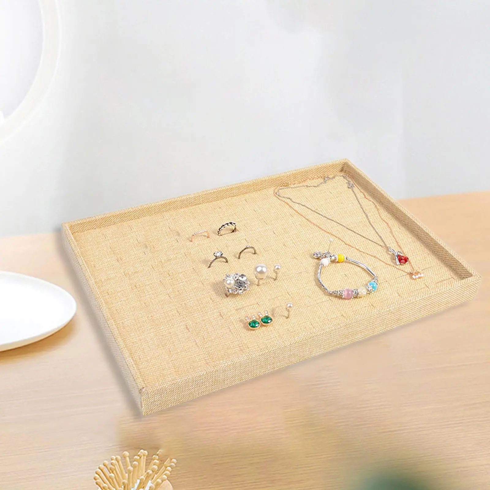 Stackable Jewelry Trays for Drawer Stores Showcase Gift 24 Pendant Plates