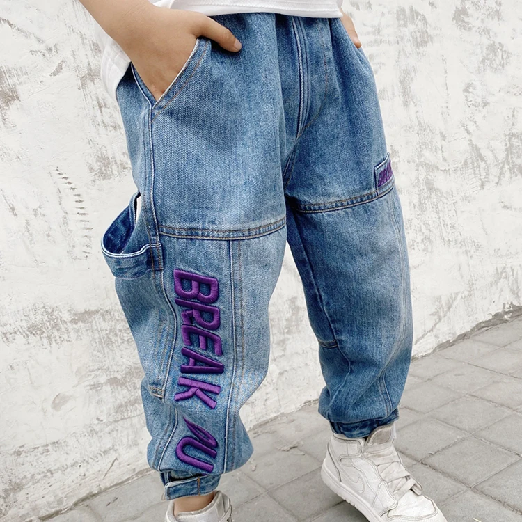 mijello-kids-jeans-casual-cotton-denim-pants-with-embroidered-letters-spring-autumn-style-for-boys-and-girls-ages-2-14