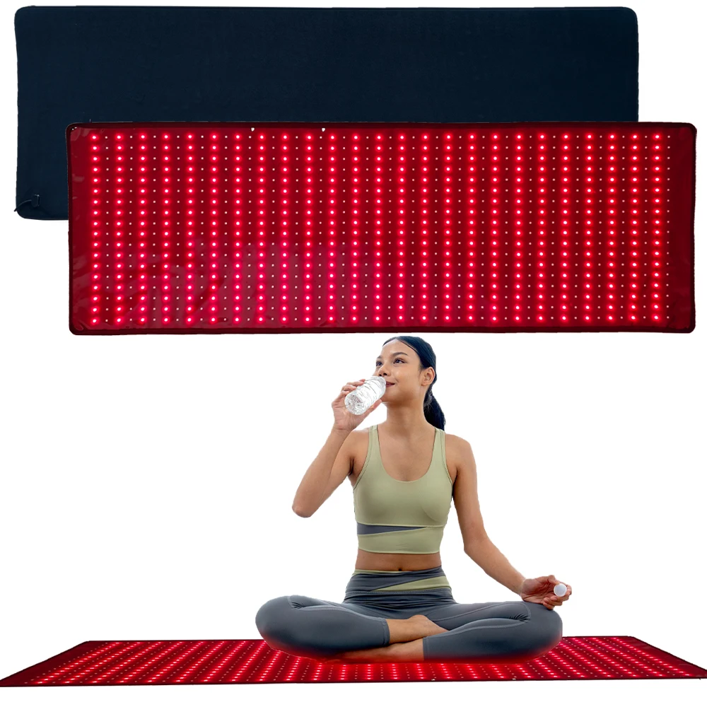 2026 In stock Red Light Therapy Pad for Pain Relief with 660nm and 850nm Infrared Light Full Body LED Photon Therapy Equ