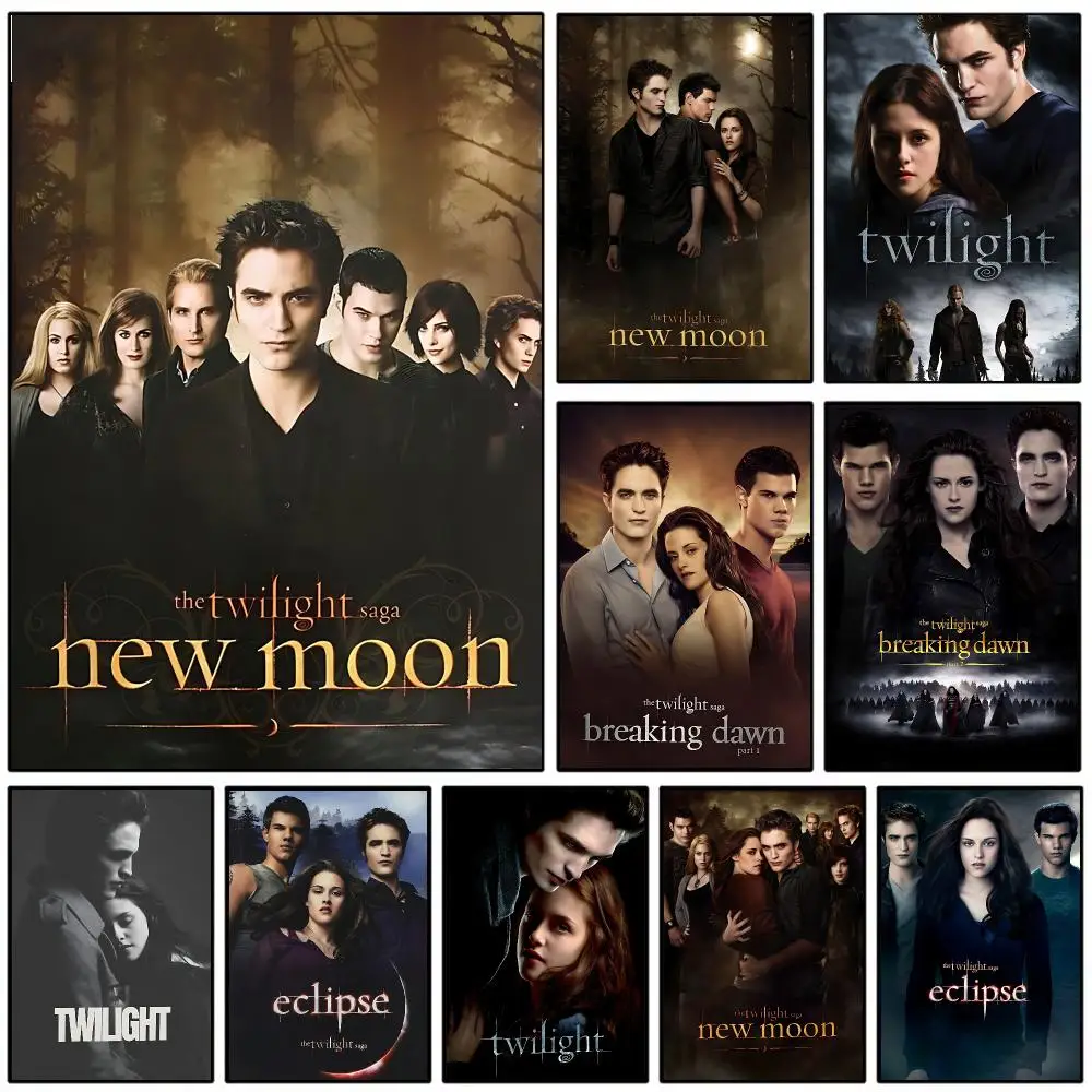 Best Seller Movie T-Twilight Painting Calligraphy Canvas Wall Art Living Room Bedroom Hallway ClearyPrint&Gift