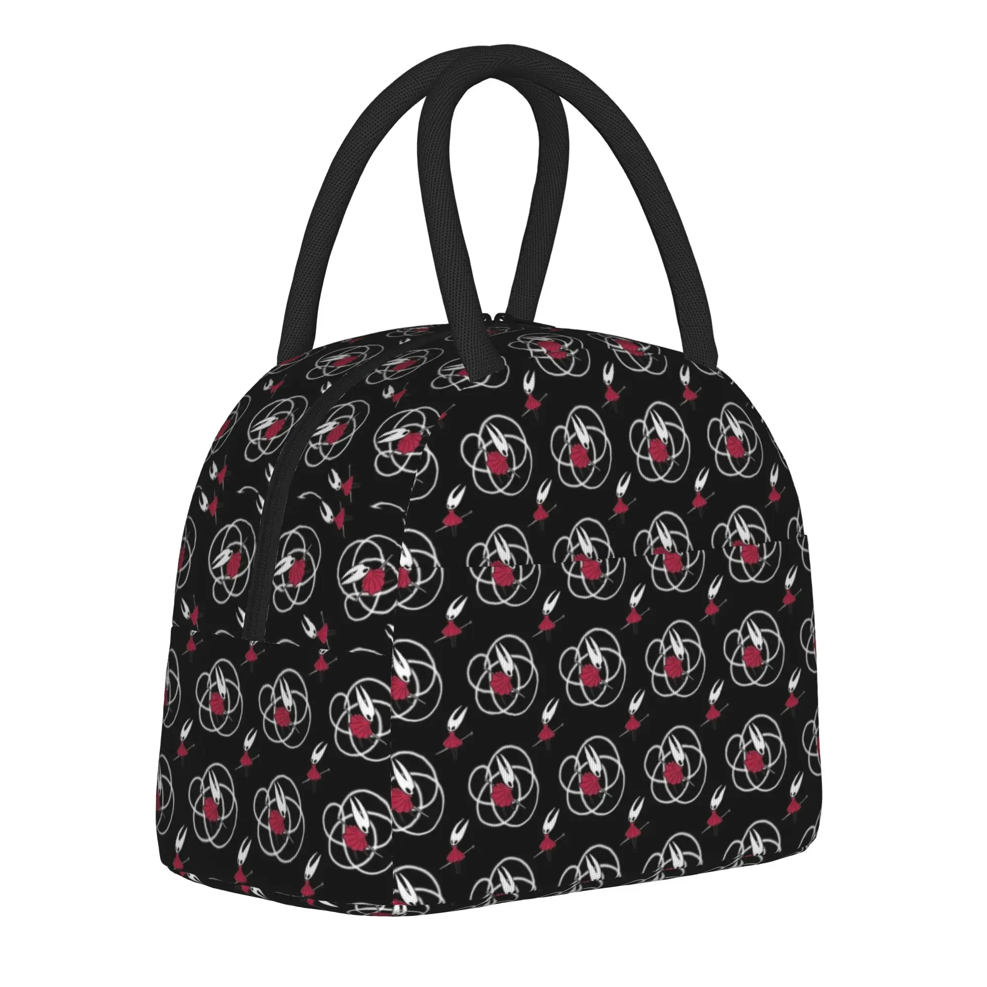 Hollow Knight Hornet Insulated Lunch Bag Thermal Bag Reusable,Meal Container Game Cartoon Large Tote Lunch Box Food Handbags