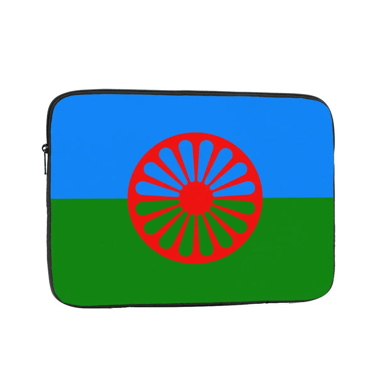 

Laptop Sleeve Case 10 12 13 15 17 Inch Notebook Sleeve Cover Bag Romany Roma Travellers Flag Tablet Shockproof Case