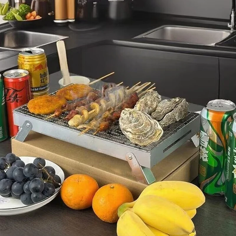 

Outdoors Portable Foldable Barbecue, Home Outdoor Camping Picnic Barbecue Rack, Kitchen Supplies Bbq Grill Camping Camping BBQ