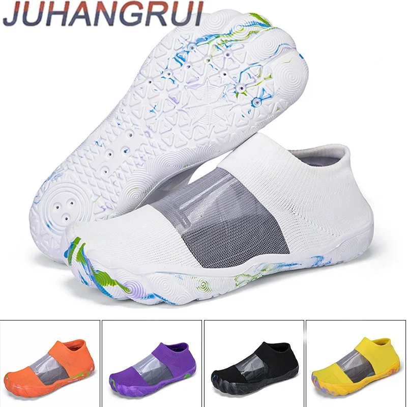 

Новинка 2025 года, уличная обувь для босиком с пятью пальцами, мужская и женская быстросохнущая пляжная обувь для прогулок, сетчатая походная обувь, кроссовки унисекс