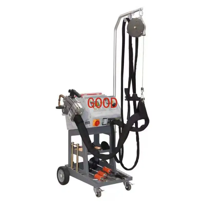 Automobile steel body multi-functional resistance spot welding sheet metal repair machine