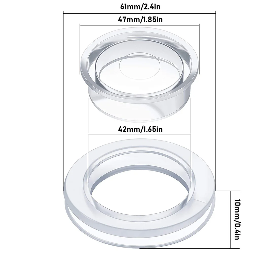 Tabela flexível Umbrella Hole Ring Plug Set, Silicone Ring Cap Cover, Evita a Agitar e Coçar, Adequado para 2 Furos