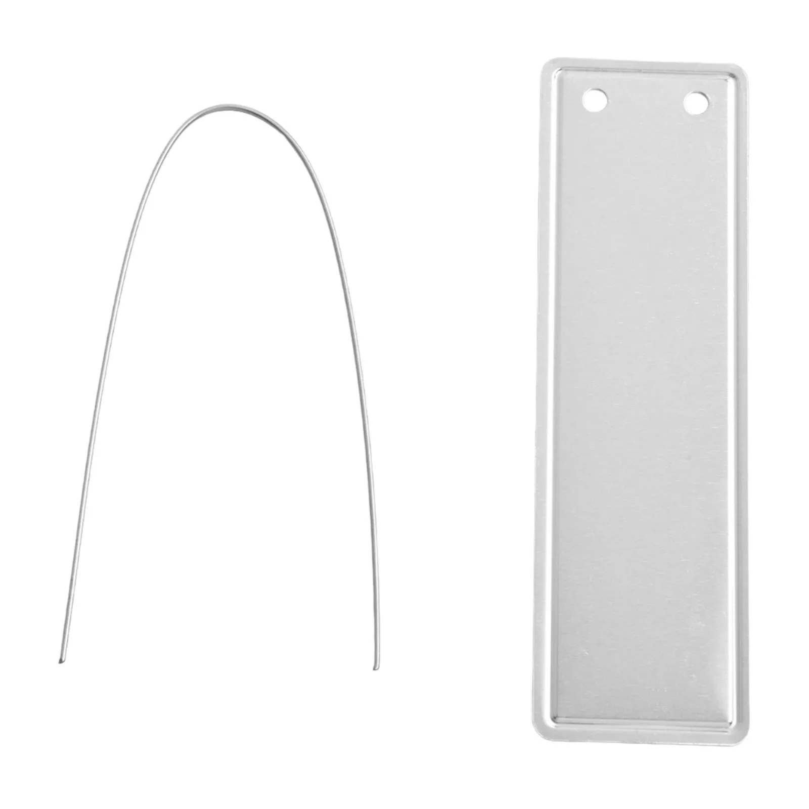 Pencil Aluminum Plant Labels Garden Plant Tags Double-eyelet Design Double-sided High-quality Aluminum For Garden Plants