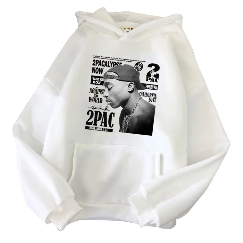 Tupac Shakur 2pacalypse Music Hoodie Tupac Shakur Fan Hoodie Unisex Harajuku Long Sleeve Sweatshirts