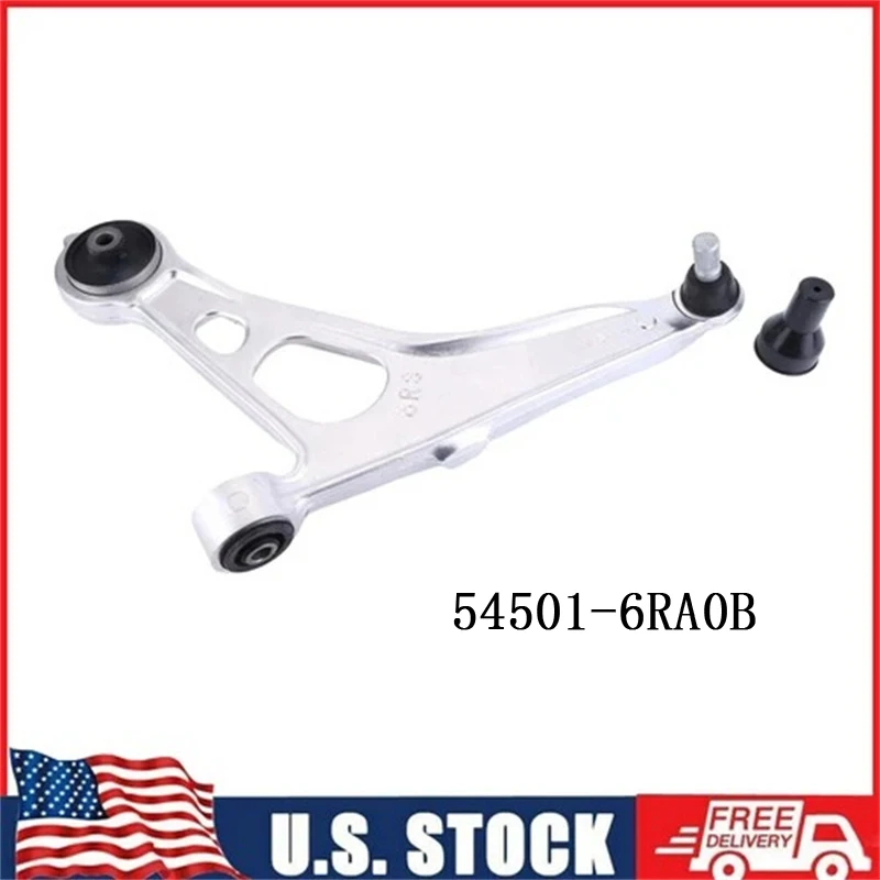 

Front Lower Control Arm Left Driver Side Suspension Arm w/Ball Joint Compatible for Rogue 2021-2023 Replaces 54501-6RA0B