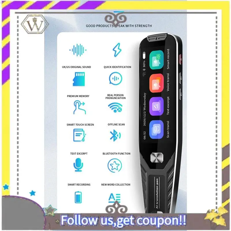 Neuer Scan Reader Pen Translatorand Reading Pen Instant Text Scanning Reading Translator Pen