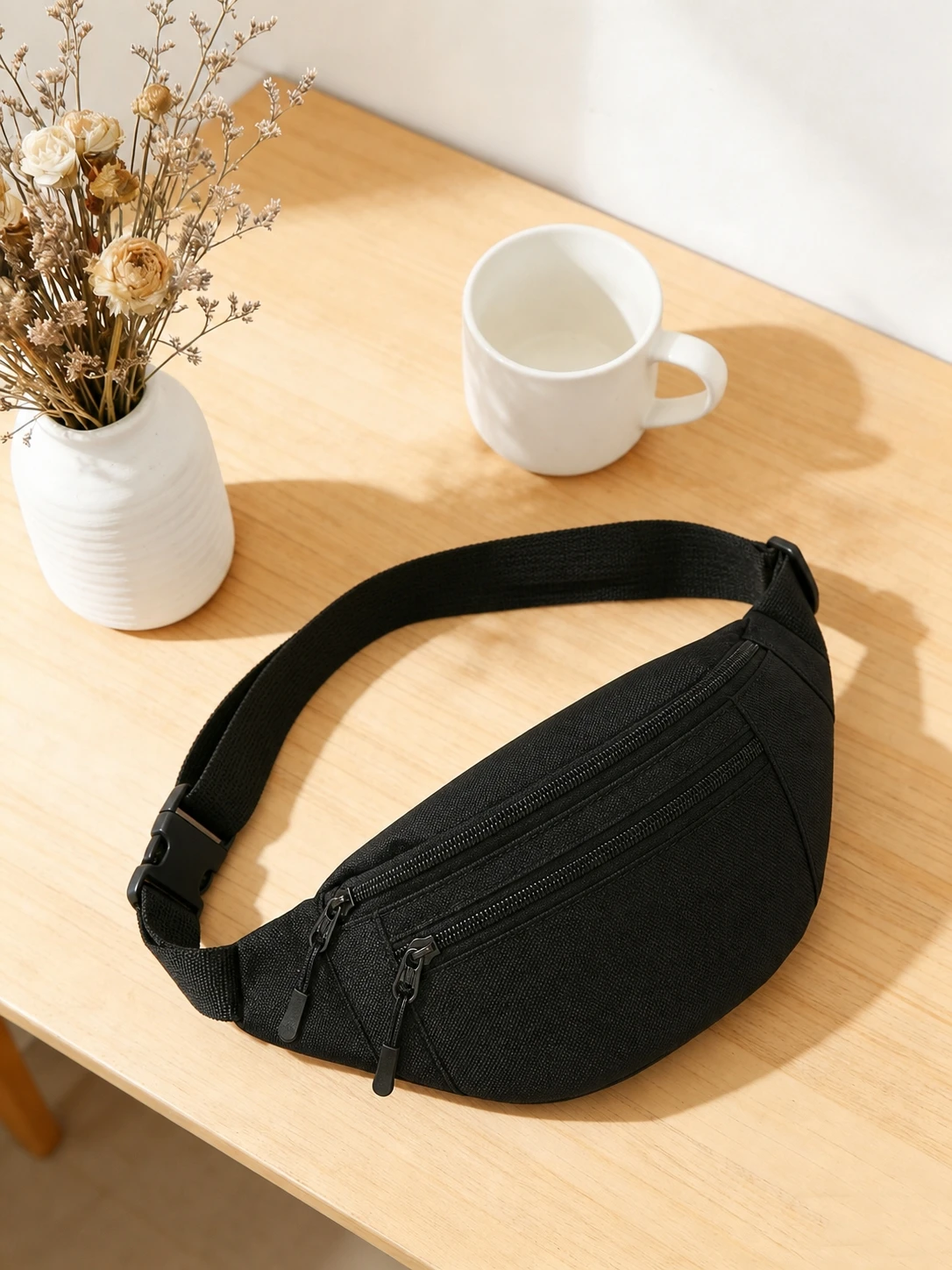 Hüfttasche Gürteltasche Casual Brusttasche Sport Reise Rucksack Schultertasche Umhängetasche Crossbody-Tasche – Detail 5