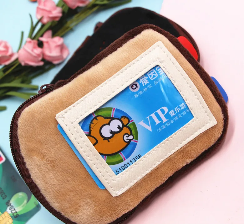 กระเป๋าสตางค์ผู้หญิงแบบนุ่มลายการ์ตูนเกาหลีกระเป๋าเก็บผ้าอนามัยผ้าฝ้ายของจิปาถะกระเป๋าเก็บน่ารักสำหรับนักเรียนกระเป๋าสตางค์ขนาดเล็ก