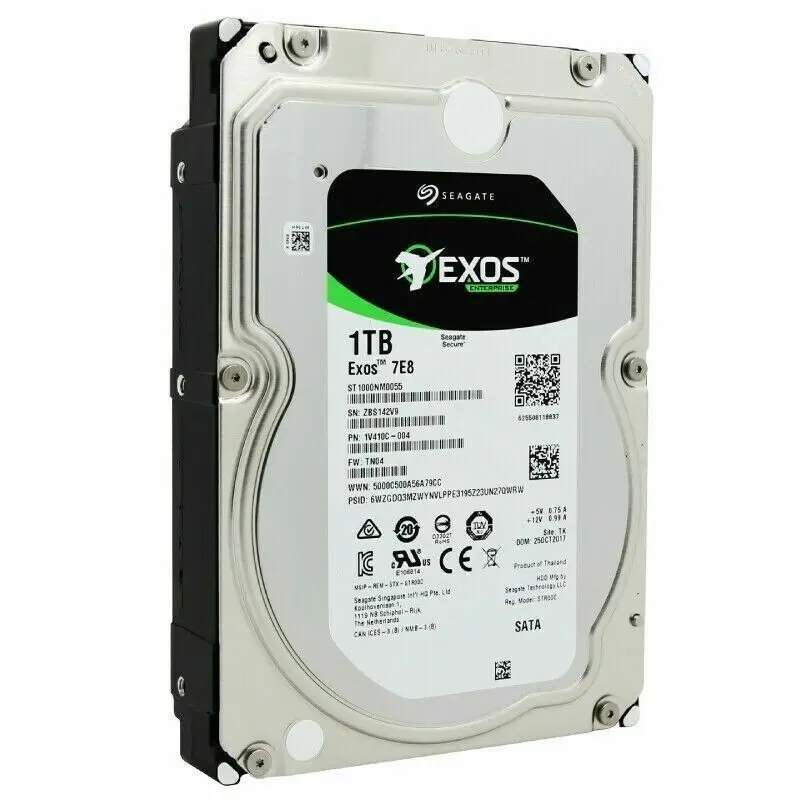 NEW ST1000NM0055 Seagate Enterprise Exos 7E8 1TB 7200RPM SATA 3.5