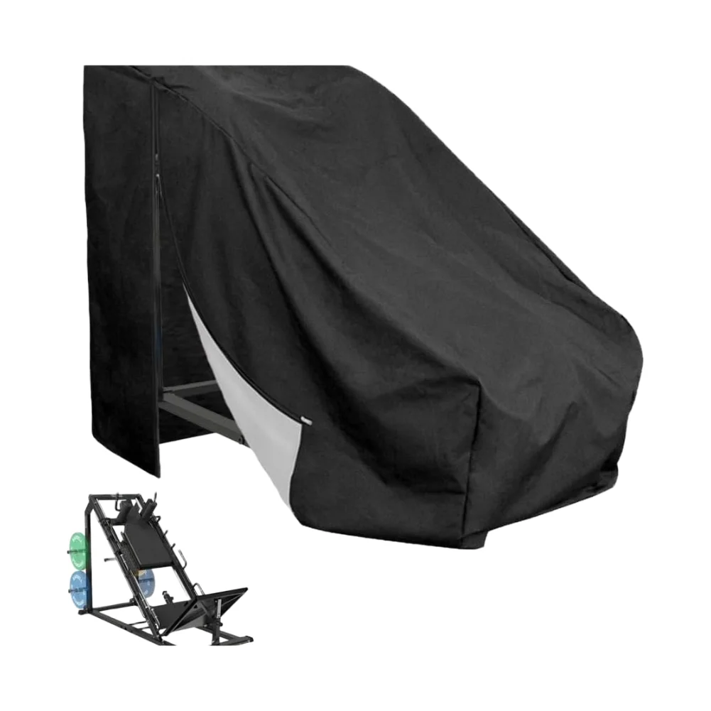 

Чехол для тренажера для ног (пресс для ног) водонепроницаемый, пылезащитный, солнцезащитный, для использования в помещении, черный, 198x64x142 см