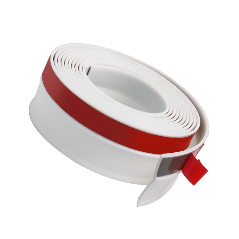 Garage Door Top and Side Sealing Molding, Flexible Rubber Frame Trim with a Broad Barrier Surfaces for Limiting Entry of 55KF