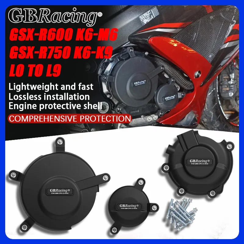 Protetor de Tampa do Motor para Motocicletas GSX-R600 GSX-R750 K6 K7 K8 K9 2006-2023 GSXR 600 GSXR 750 L0-L9 2006-2023