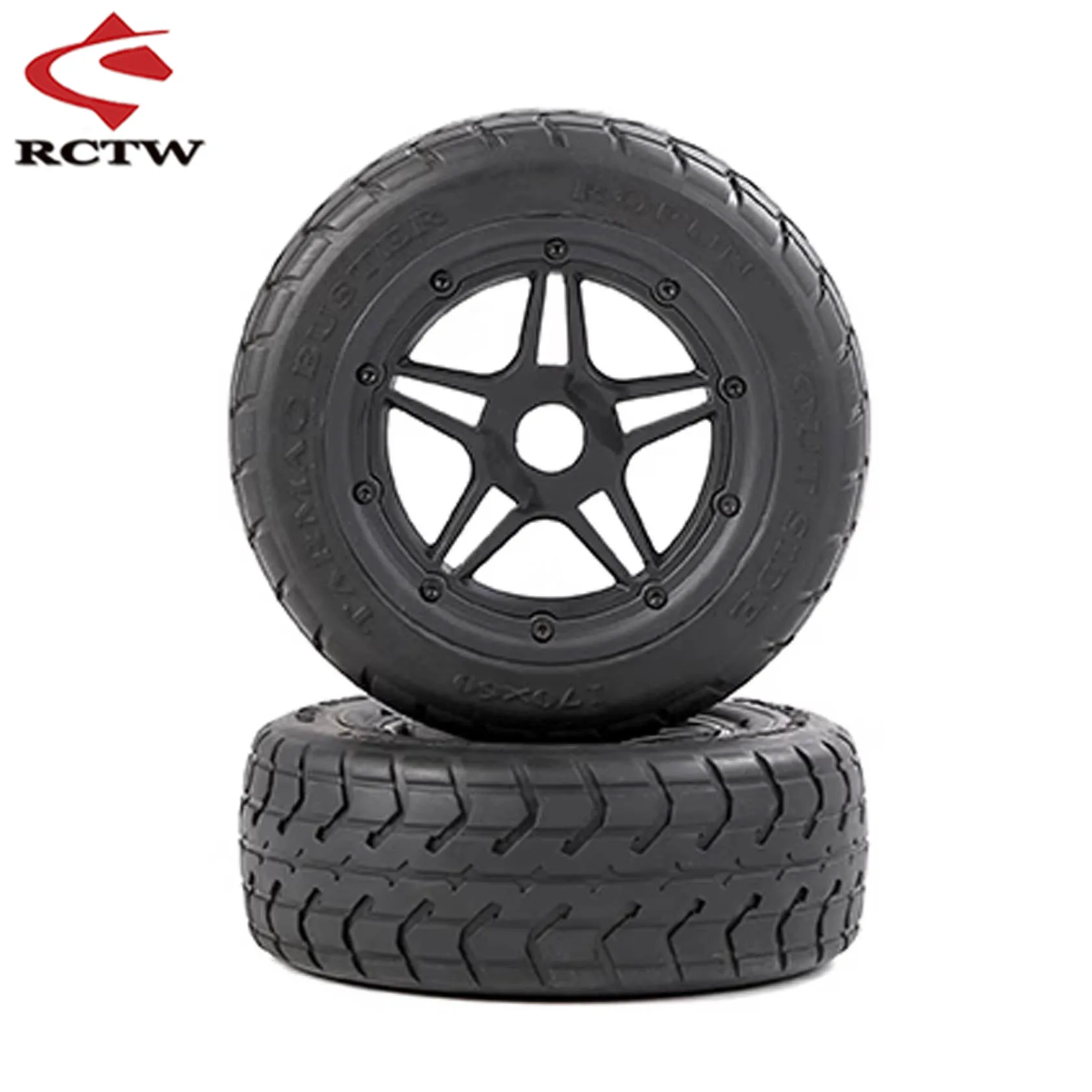 Pneumatico anteriore posteriore universale con mozzo ruota a cinque stelle e set di anelli Beadlock per parti di automobili Rc per camion Rovan ROFUN F5 MCD XS5 RR5 1/5