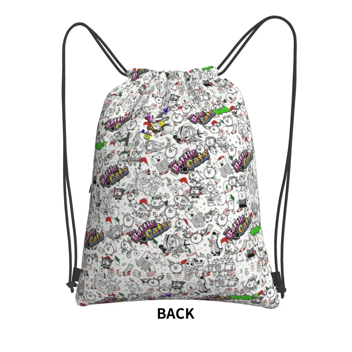 حقائب ظهر Battle Cats كاجوال محمولة برباط حقيبة تخزين حقائب كتب للسفر والمدرسة #2