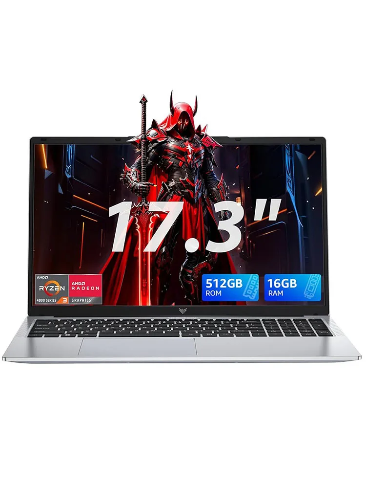 ACEMAGIC 17,3 inch laptop Ryzen 3 4300U processor 16GB RAM DDR4 512GB M.2 SSD Laptops WiFi 5 BT5.0 1080 FHD 5500mAh lange batterijduur - afbeelding 2
