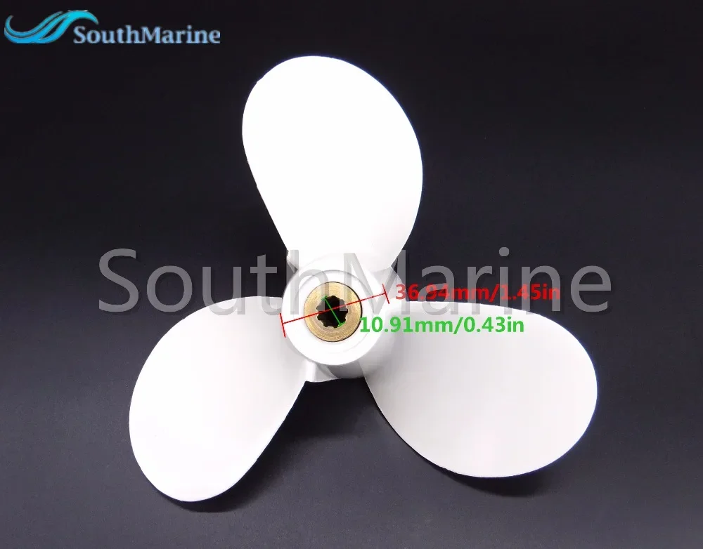 

Outboard Engine 7 1/2 x 7 -BA F4-03070000 Boat Motor Propeller for Parsun HDX Makara Outboard F4 F5 BM