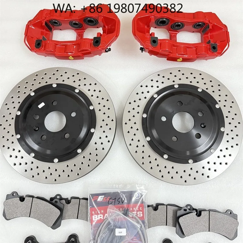 

405x34mm 8 Piston Front Brake Caliper Kit High Performance Racing Modified Disc System For 20 Inch Wheel Luxury SUV Performance