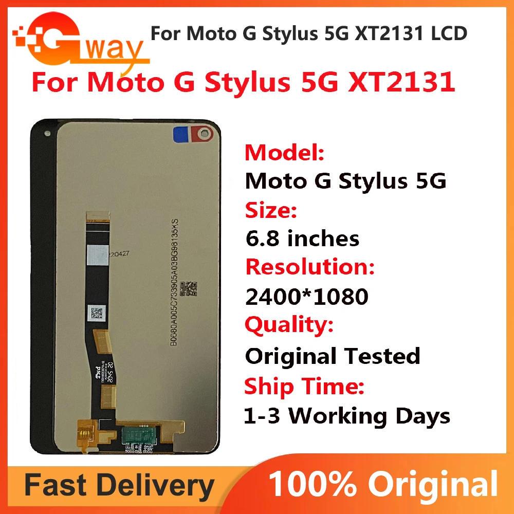 

Оригинальный ЖК-дисплей для Motorola Moto G Stylus 4G (2023) ЖК-дисплей, сенсорная панель, дигитайзер в сборе для Moto G Stylus 5G 2023LCD