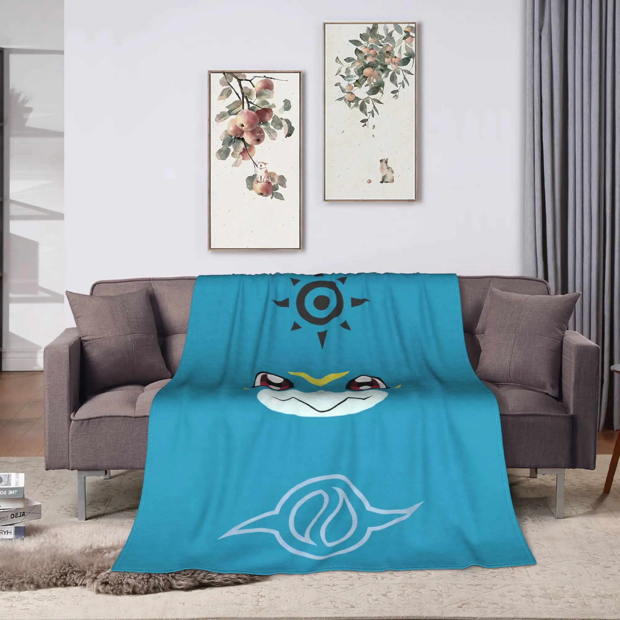 Anime Digimon Adventure Blanket Quality Warm Soft  Bedding Throws Winter Girls Boys Couch Chair Pattern Bedspread