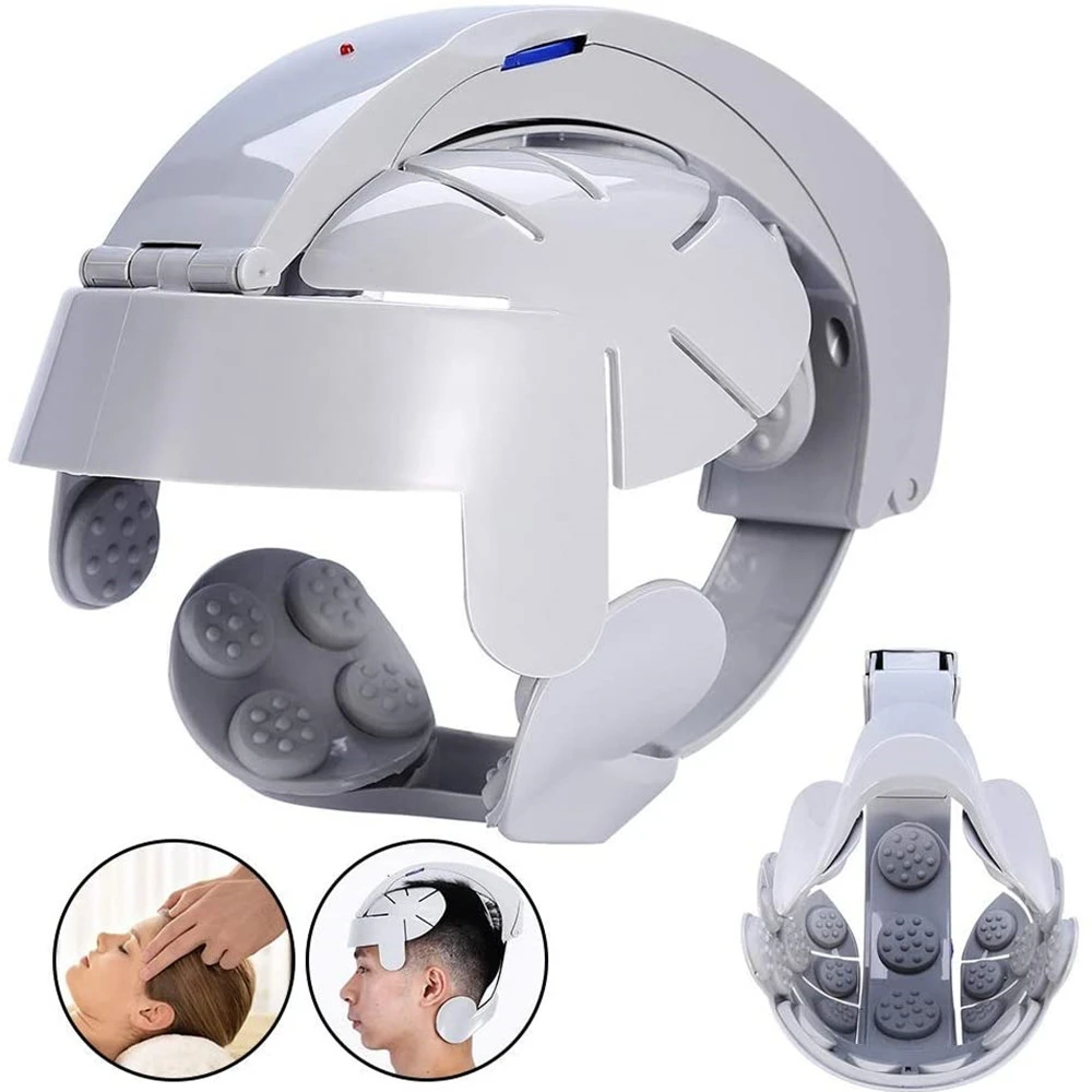 

BXA Electric Head Massage Instrument Humanized Relaxation Massage Relax Easy Acupuncture Point Brain Massager Health Care Device