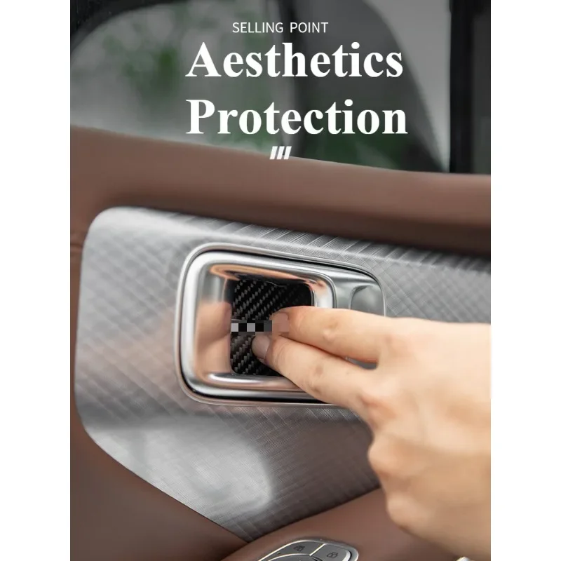 

Car Door Handle Carbon Grain Handle Protection Patch Special Modified Interior Accessories for TANK 700Hi4-T