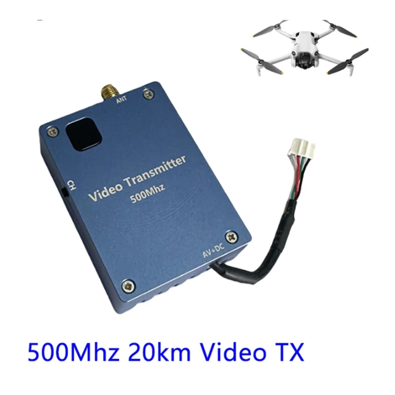 10-20Km 500Mhz UAV/FPV Video Transmitter And Receiver Drones Video Link 8 Channels