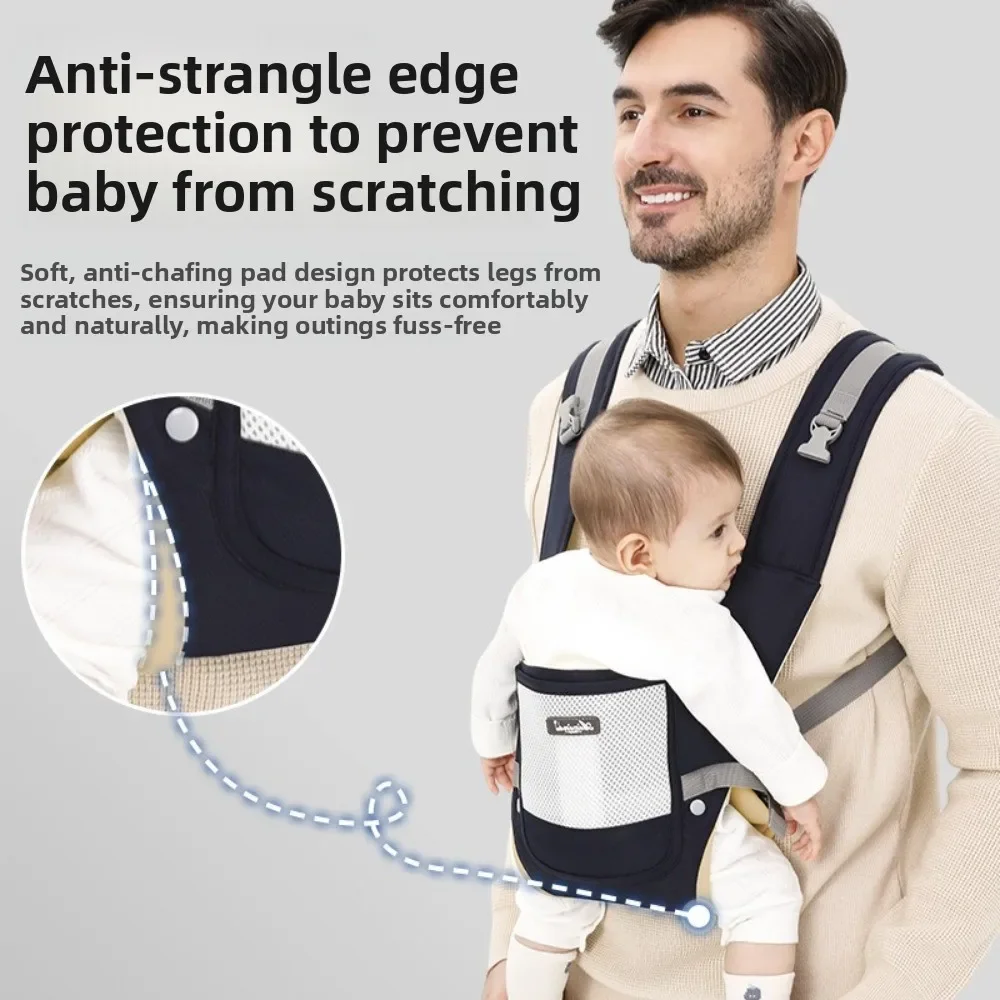 

Новая регулируемая переноска для новорожденных, эргономичный дышащий ремень, артефакт, многофункциональный рюкзак двойного назначения, сумка для выхода на улицу