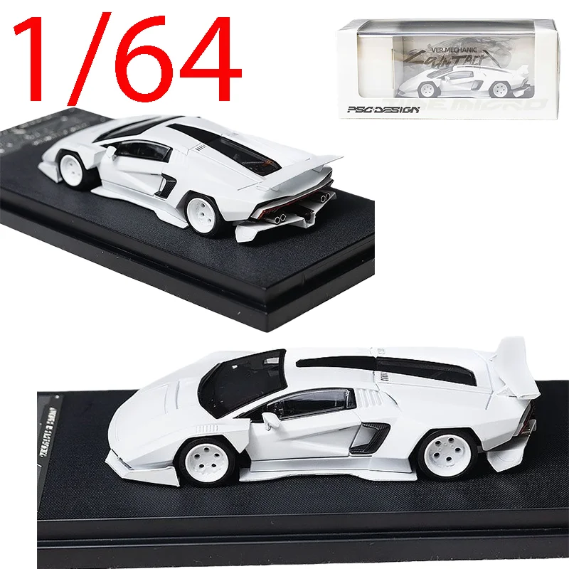 

TimeMicro литой под давлением масштаб 1/64 PSC Lamborghini Countach модель автомобиля из сплава игровые автомобили коллекционные игрушки для мальчиков оригинальная коробка