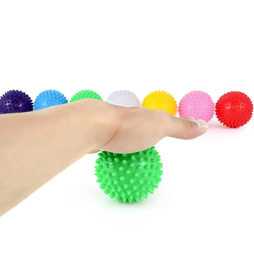 Spiky Massage Trigger Point Sport Fitness Roller Yoga Ball Hand Foot Pain Relieve Stress Blood Circulation