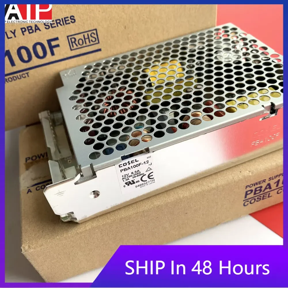 1PCS PBA100F-12-J import switch power 12V PBA100F-12 with iron case authentic Original spot inventory