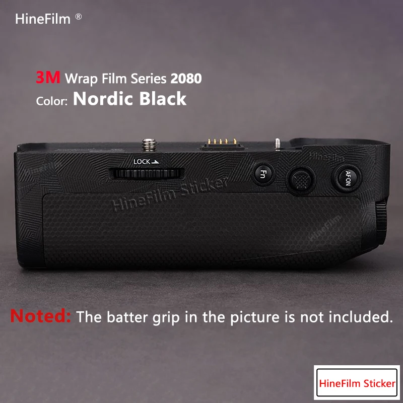 Hinefilm pele para panasonic DMW-BGS1GK bateria aperto adesivo s1 s1r s1h câmera bateria aperto BG-S1GK envoltório capa filme bg s1gk5 pele