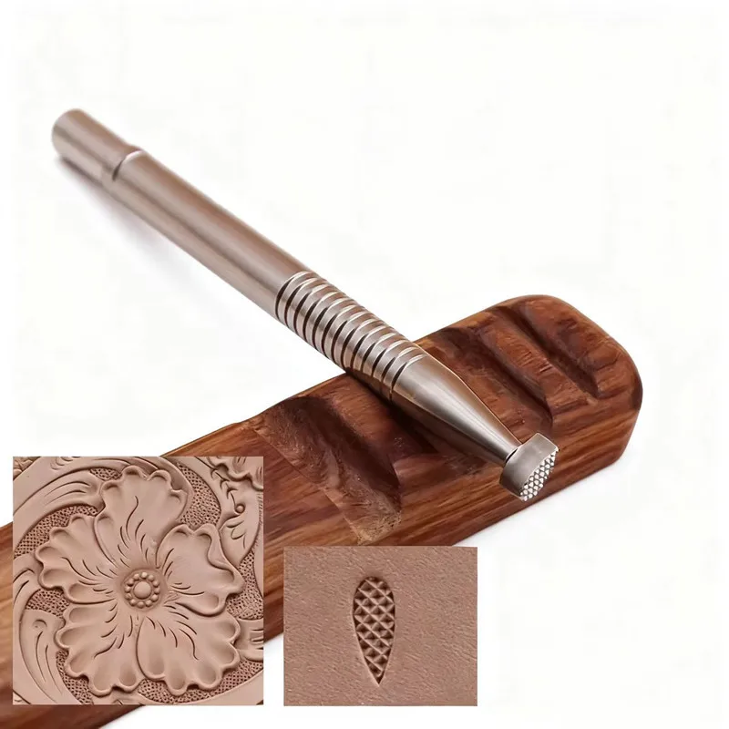 Arabesque Background Stamp Set S1.5x4/M2.2x6/L3x8mm - 304 Stainless Steel Tool For Leathercraft | DIY Leather Embossing Kit