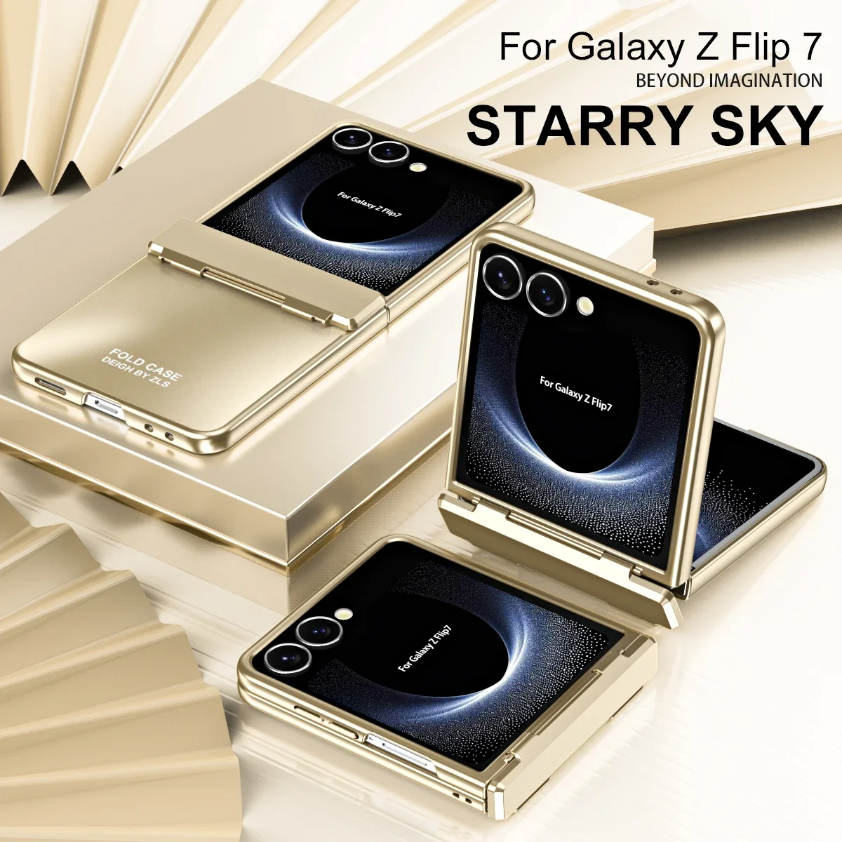 

Чехол для Samsung Galaxy Z Flip 7, 6, 5, 4, 3, чехол FLIP 7 FE Star Series, покрытие для ПК, противоскользящий, с защитой от отпечатков пальцев, противоскользящий чехол для телефона
