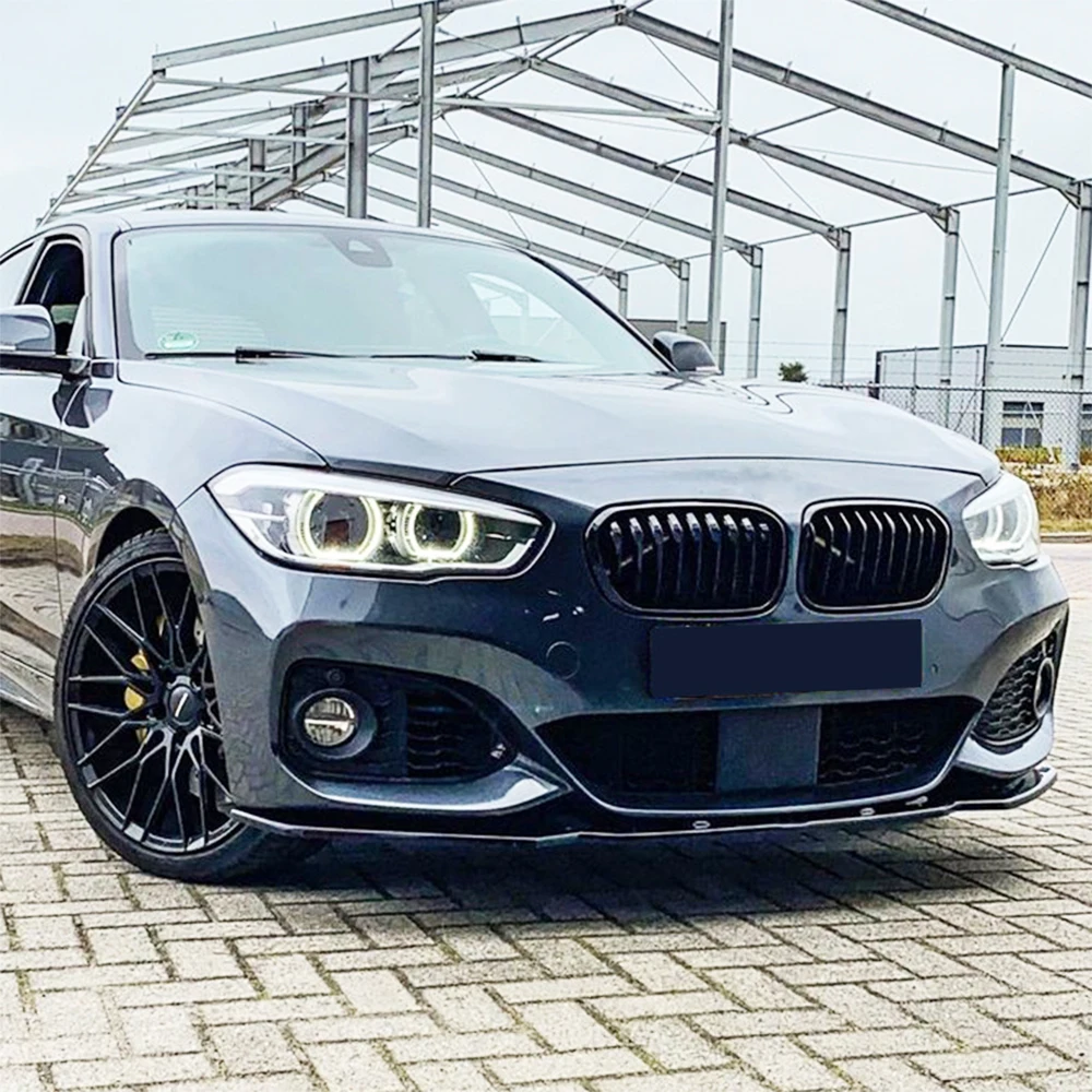 For BMW 1 Series F20 F21 M-Pack 118i 120i 2015 16 17 18 19 Front Bumper Lip Splitter Diffuser Lip Body Kit Exterior Accessories