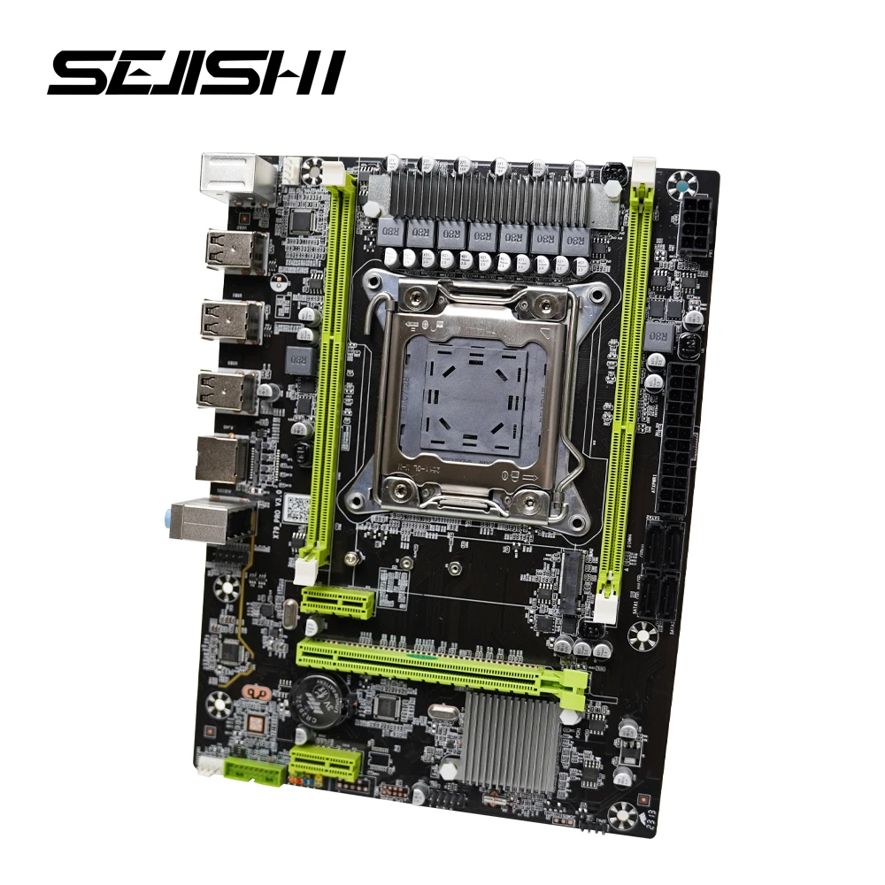 SEJISHI-X79 Desktop Motherboard, DDR3, 64GB, 4 x SATA M.2 Suporte, LGA 2011, Xeon E5, 2630, 2640, 2650, 2660, 2670, 2680 CPU