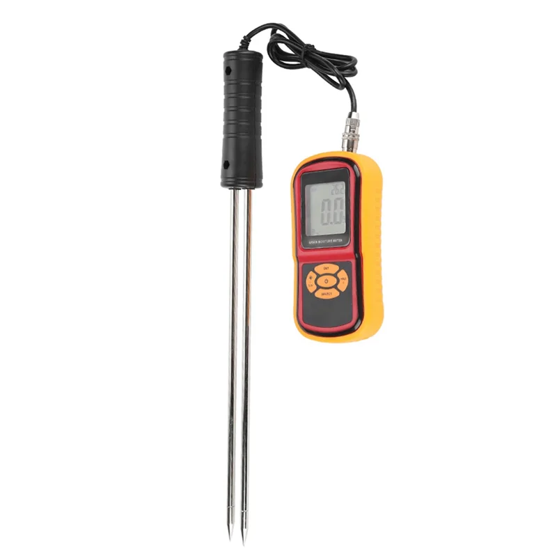 

BYBS-Portable GM640 Digital Grain Moisture Meter With LCD Temperature Display For Wheat, Rice, Corn, Bean