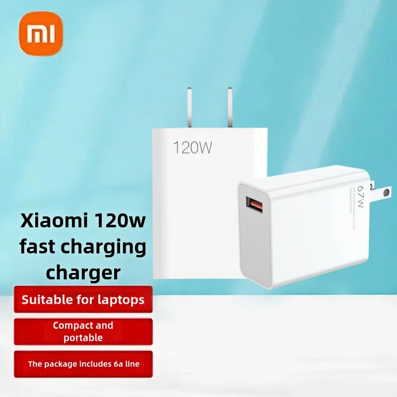 Xiaomi 120W Fast Charger USB Type C PD Cable EU Hypercharge Quick Charge 3.0 Adapter For IPhone Samsung Oneplus Pixel Cellphones