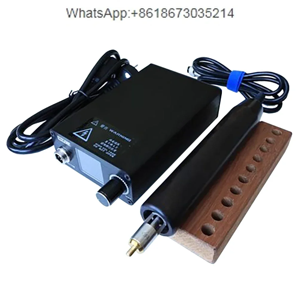 Leather Electric Heat Creasing Machine Edge Creaser Edger 60-500℃ LED Digital Dispaly Accurate Temperature Control 75W