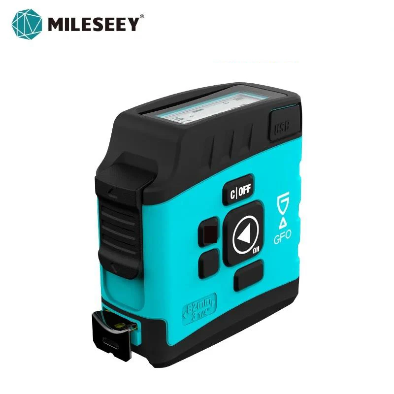 MiLESEEY 2-in-1 Digital Reading Tape measure DT20 5m Measuring Tape Rechargeable рулетка Metro Fita Metrica Digital