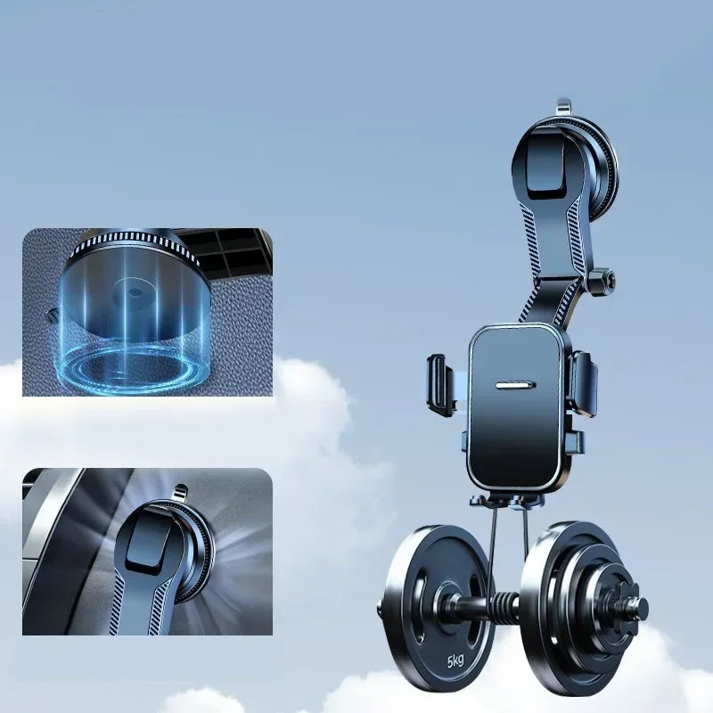 Universal Sucker Car Phone Holder Dashboard Mount Stand Suction Cup Smartphone Mobile Cell Support in Car Bracket Accessories image 2