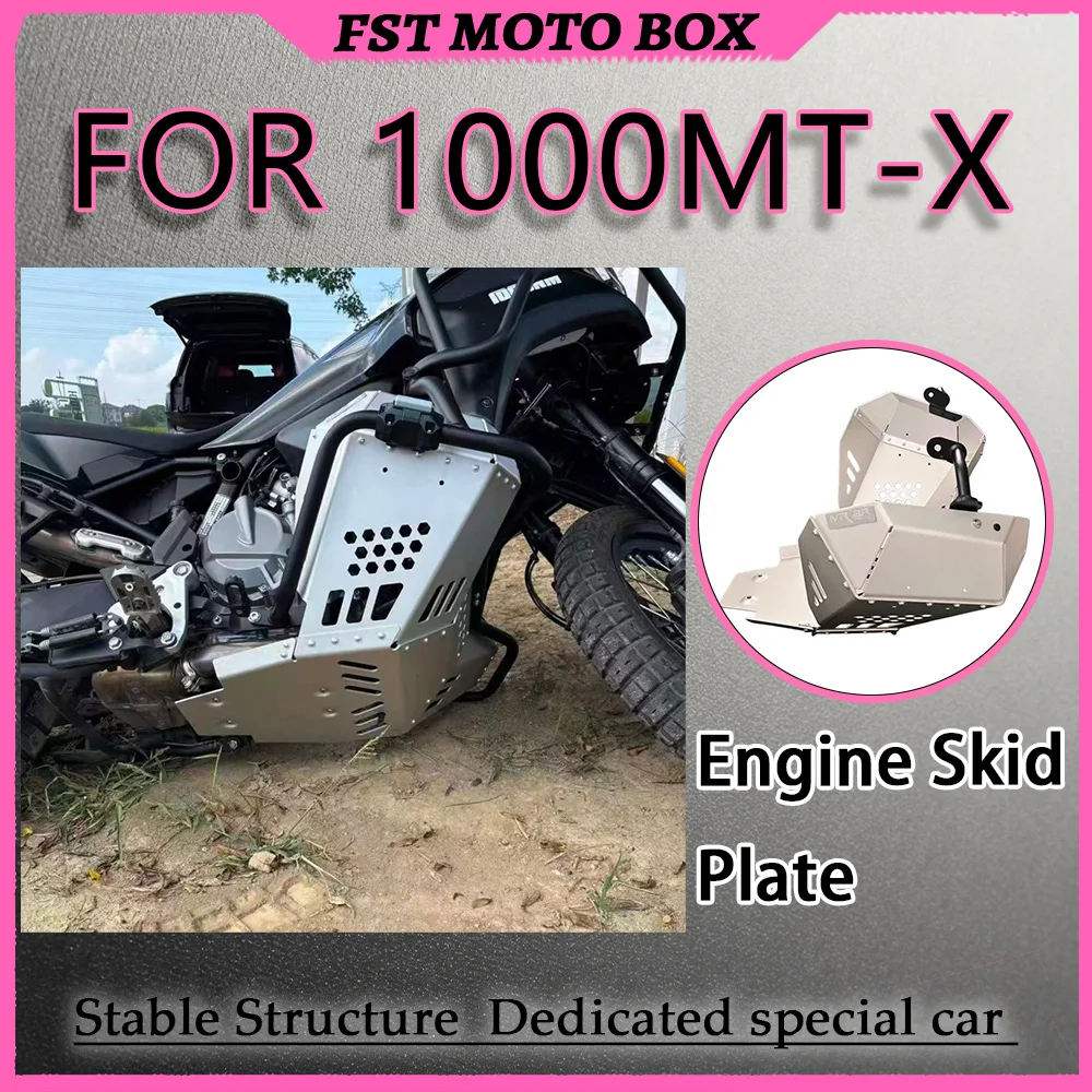 FOR 1000MT-X Thickened Aluminum Alloy Engine Skid Plate FullCover Fuel Tank Guard Direct Bolt-On Off-Road Modification Accessory