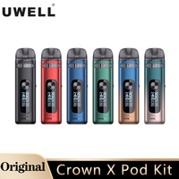 Original Uwell Crown X Pod Kit 60W Vape 1500mAh Battery 5.3ml Crown X Cartridge 0.3/0.6ohm Coil E Cigarette Vaporizer