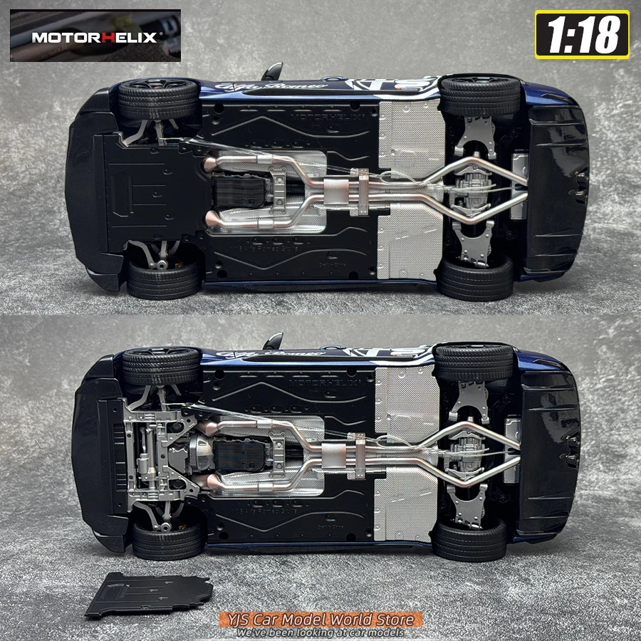 MOTORHELIX 1/18 Alfa Romeo Giulia GTA Sportwagen metalen automodel statische displaystukken vakantiecadeaucollectie