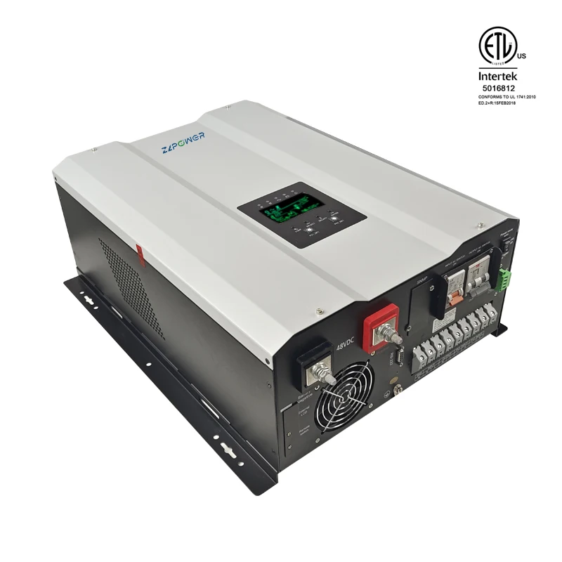 10KW MPPT العاكس للطاقة الشمسية مع النظام الشمسي الهجين بطارية ليثيوم أيون نظام الطاقة الشمسية #4